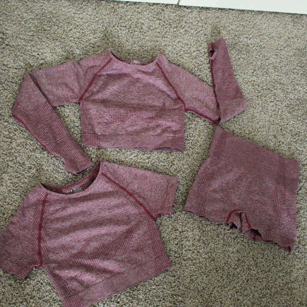 3 Piece Seamless Workout Set